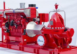 Wholesale UL Listed Red Color Split Case Fire Water Pump Ductile Cast Iron Material from china suppliers