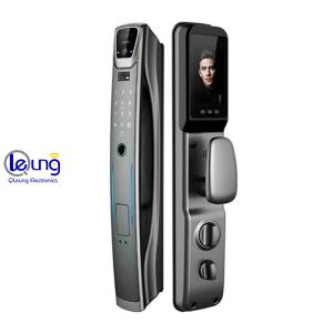 Wholesale Aluminum Alloy Face Recognition Door Lock Video Calling Face Id Smart Lock from china suppliers