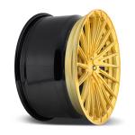 Gold Brush Spokes 2 Piece Forged Wheels For Mercedes Benz Glc 20inch Rotational