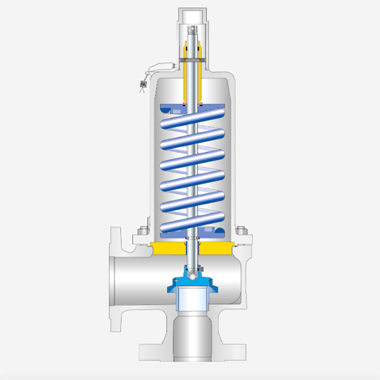 Type 455 Pressure Safety Valve For High Pressures With Semi Nozzle Safety Valve