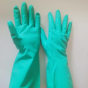 Wholesale 15mil Nitrile Gloves Chemical Protection XL 13 Inches Nitrile Solvent Resistant Gloves from china suppliers