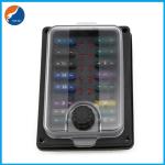 Marine Automotive Car Auto ATC ATO Blade Fuse Box Block LED Waterproof 10 Way