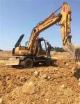 used hyundai wheel excavator 130w-5/130-5/130 korea wheel excavator with low