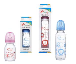 Wholesale Food Grade 9oz 250ml BPA Free Glass Baby Feeding Bottles from china suppliers