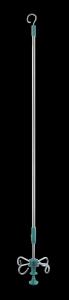 Wholesale Anti Corrosion Medical IV Stand Stepless Telescopic Hook 1200-1500mm Size from china suppliers
