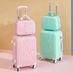 New Love Cartoon Cute Cat Mother Trolley Suitcase Universal Luggage Sets Wheel