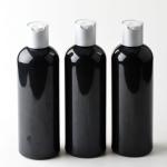 BLACK FLIP TOP OEM ODM PET 3.4OZ HAND SANITIZER PUMP BOTTLE