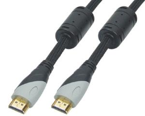 Wholesale male to male cable molded dual color 1080p with Ferrite cores from china suppliers