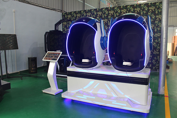 2 Seats Virtual Reality Simulator 9d Vr Cinema With 360 ° Rotating Platform