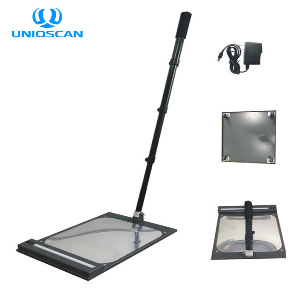 Square 12" Mirror Acrylic Under Vehicle Inspection System
