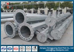 Wholesale 69KV Electrical Power Pole Hot Dip Galvanized Transmission Line Pole Q345 45m from china suppliers