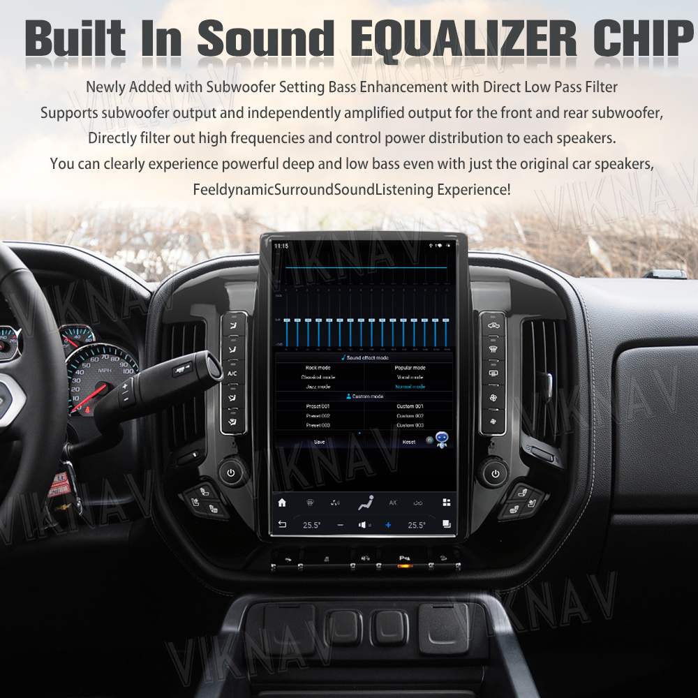 Viknav Car Radio Car Radio For Chevroler Silverado / GMC SIERRA (2013-2020)14.4 inch Android Upgrade Auto audio Wireless
