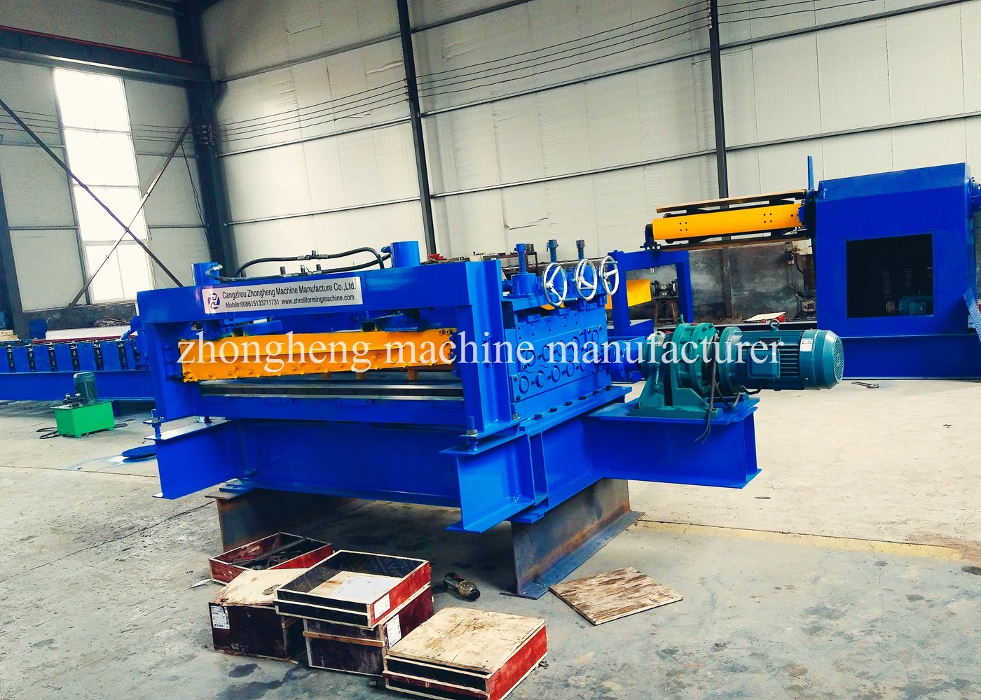 Hydraulic Cutting GI Metal Sheet Steel Slitting Machine Thickness 0.3-3mm