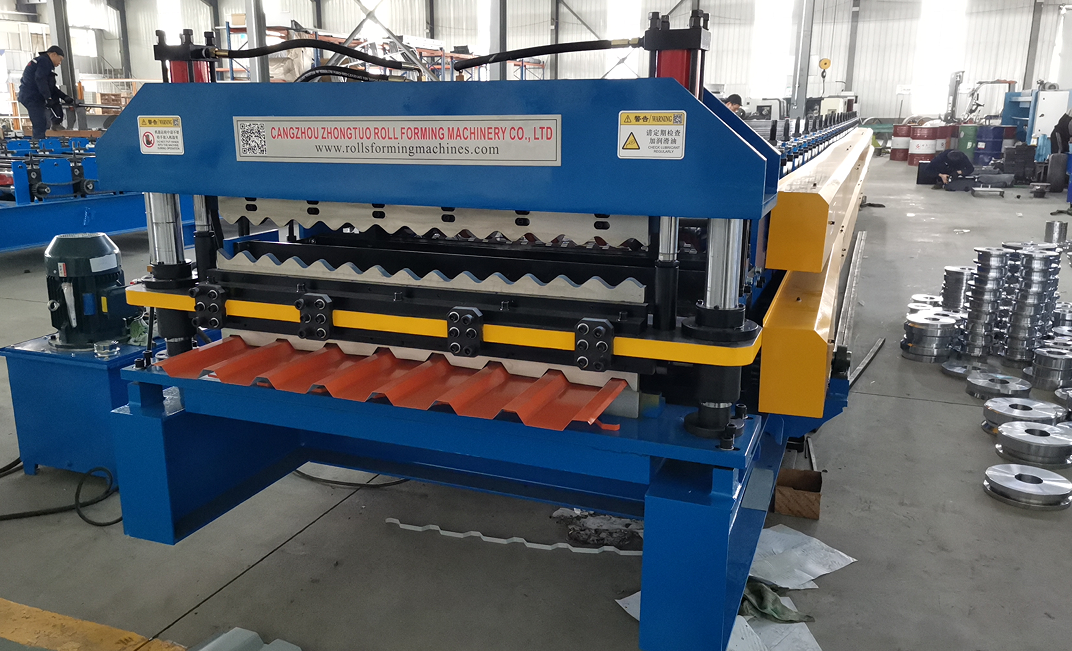 shearing part of the double layer machine