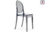 Salon / Event Outdoor Restaurant Chairs , Modern Stackable Ghost Chairs