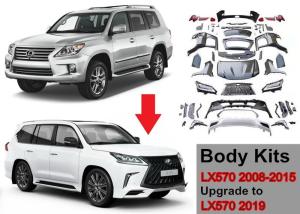 Wholesale Black Lexus Body Kits Facelift For LX570 2008 - 2015 , Upgrade To LX570 2019 from china suppliers