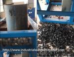 Industrial Waste Tire Shredder Good Toughness Energy Saving Custom Discharge