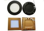 12 W Surface Mounted LED Panel Light Black / Sliver / Gold Wood Aluminum Housing