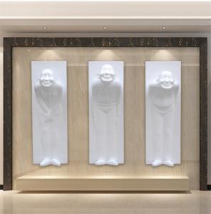 Wholesale Welcome Usher Wall Mounted Sculptures Fiberglass Hanging For Hotel Decoration from china suppliers