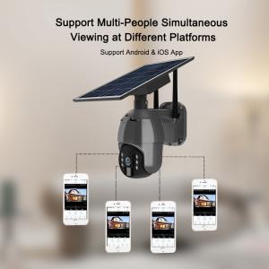 Wholesale 2K Solar Security Camera Outdoor WiFi Surveillance Spotlight 4MP Pan Tilt from china suppliers