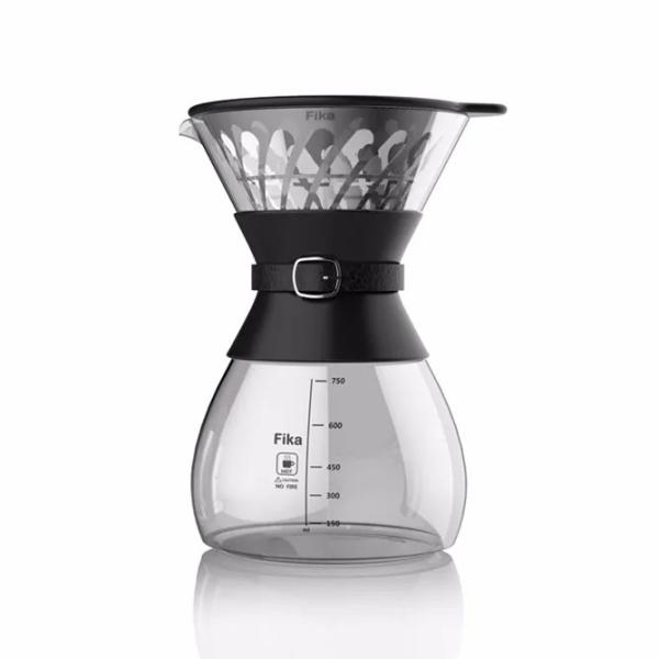 HP6100 Household Glass Manual Pour Over Coffee Makers Ergonomic With Brew System