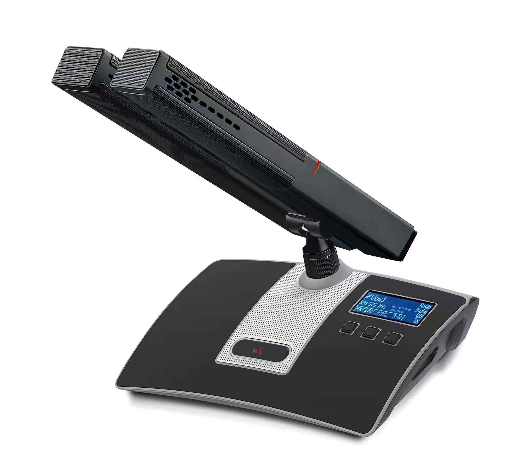 80Hz - 16KHz UHF Wireless Microphone System Universal Cordless Microphone Set For Broadcast