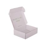 Custom Logo White Packaging Paper Box Hot Stamping 250gsm 300gsm