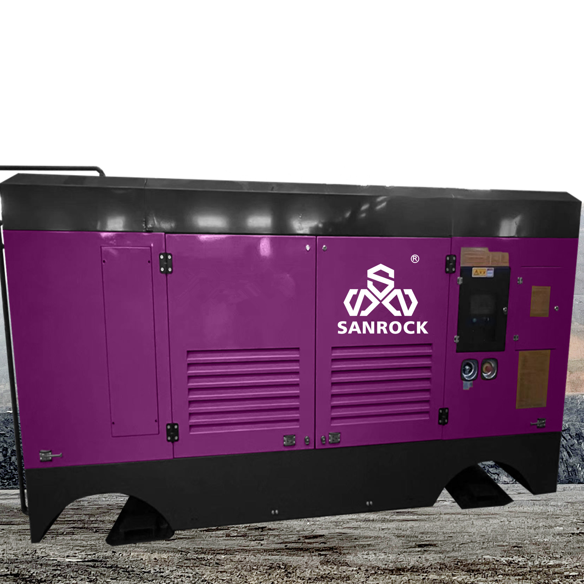 221KW Diesel Screw Air Compressor Machine High Pressure Water Well Screw Air Compressor