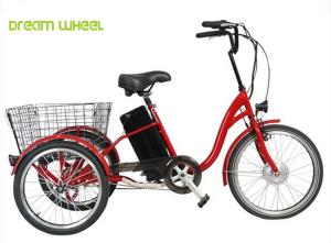 Wholesale Big Storage Basket Pedal Assist Electric Tricycle 36V 350W Motor With Removable 36V Battery from china suppliers