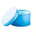 Custom Cardboard Tube Packaging Blue Color Matte Finish Round Cylinder Gift Pack