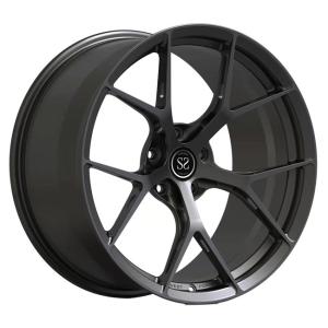 Wholesale Monoblock 1 Piece Forged Wheels Aluminum Brushed Black For BMW M3 Car Rims from china suppliers