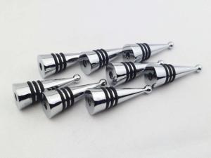 Wholesale Die casting zinc alloy wine accessories chrome plated wine bottle stopper wedding favor, stopper kit part from china suppliers