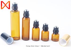 Wholesale Eco - Friendly Essential Oil Glass Bottle , Refillable Roller Bottle Sightly Massage Effect from china suppliers