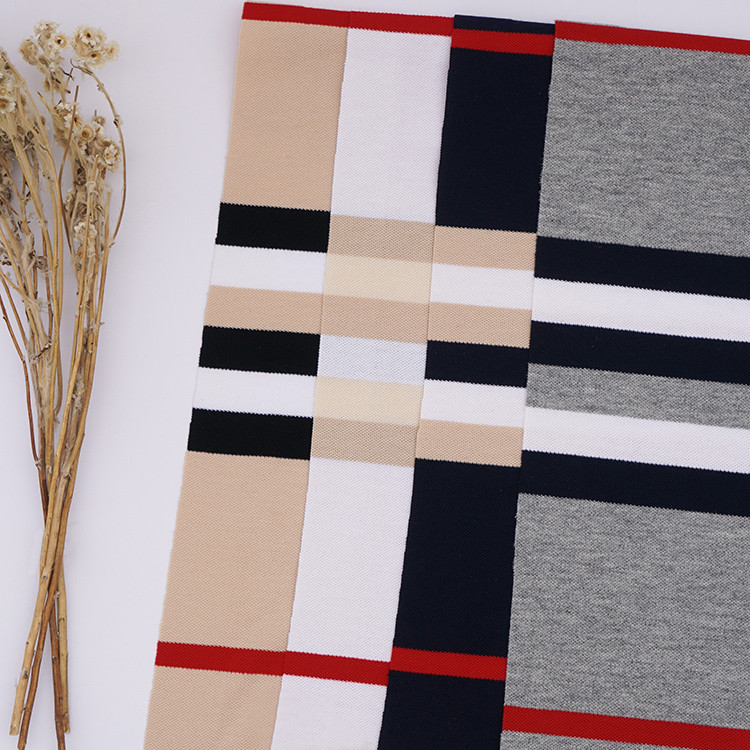 Easy-To-Maintain And Wrinkle-Resistant Striped Knit Fabric For Busy Lifestyles