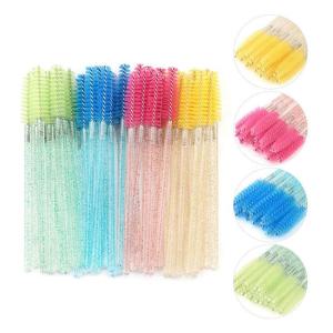 Wholesale OEM Disposable Eyelash Extension Accessories Crystal Mascara Brush Eyelash Brush Brow Lash from china suppliers