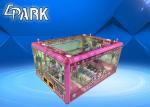 Big Glass Box Crane Game Machine Coin Operated Pink Princess Stereo Sound System