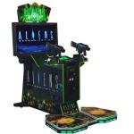 Adult 2 players arcade coin operated vibration Aliens gun shooting simulator
