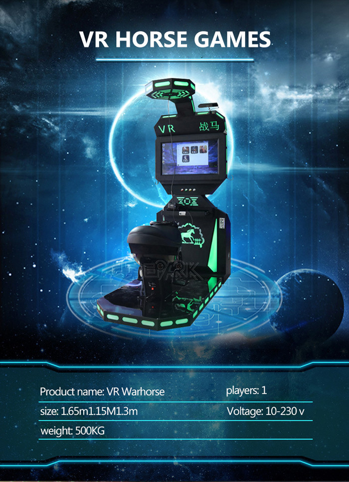 2000W 9D VR Simulator Horse Riding Kids Game Machine