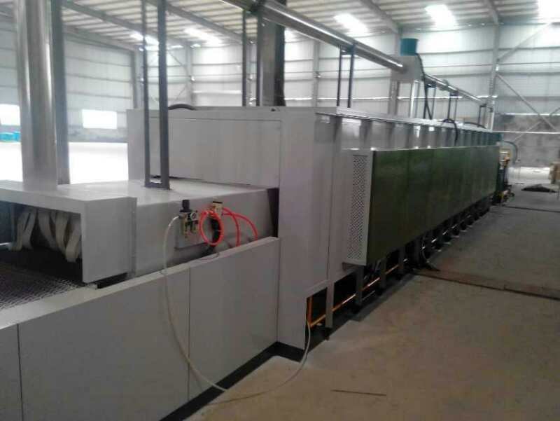 2.2KW Aluminum Brazing Furnace Mesh Belt Transmission Power 10 Meters Brazing Section