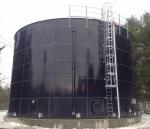 Methane Gas Storage Tank Biogas Equipment FRP Cylindrical Container