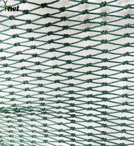 Wholesale High Strength HDPE Green Multifilament Pe Fish Net Twist Knotted Polyethylene Fishing Net from china suppliers