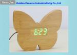 Time Display Bamboo Electronics Animal Figure Butterfly Bamboo Wood Coin Holder