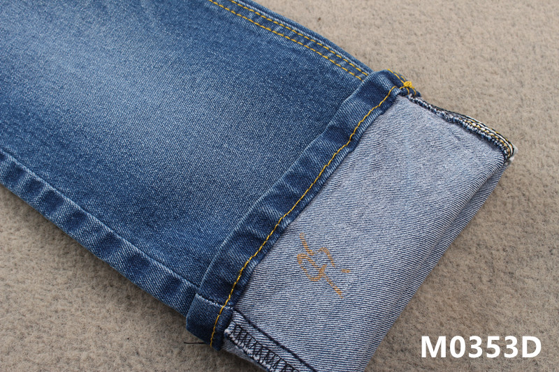 Indigo Blue 10.5 Oz 98.5% Ctn 1.5% Spx Stretch Cotton Spandex Denim Fabric