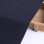 Business Men'S Suits Woven Stripe TR Suiting Fabric Viscose Polyester