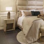 Marble Modern Industrial Bedside Table