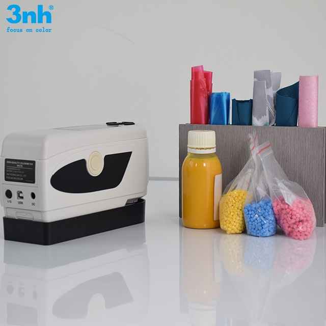 3nh NH310 Portable Colorimeter with accessory for bar soap and liquid soap