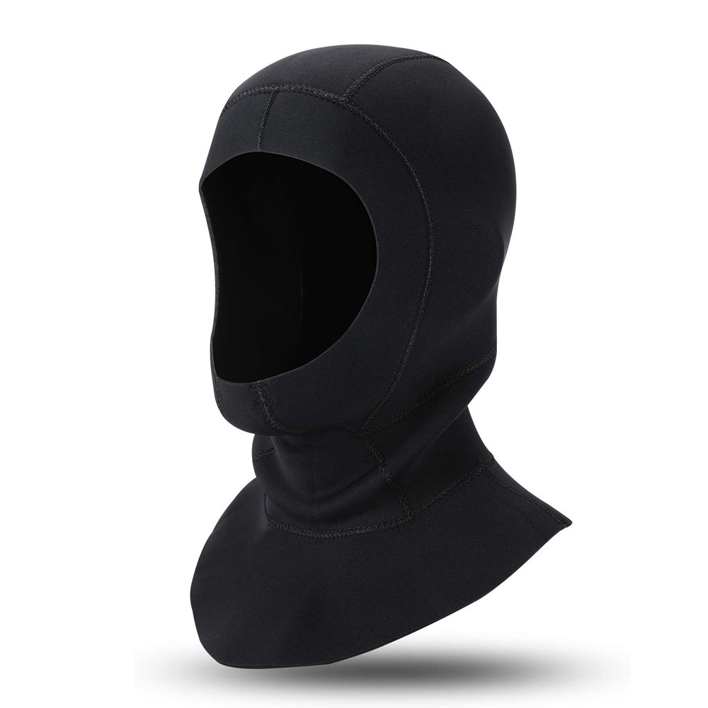 OEM Neoprene Triathlon Wetsuit Hood High Stretch UV Protection Cap