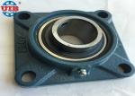 UCF207 Square Flange Pillow Block Bearings , HT200 HT250 Cast Iron Ball Bearings