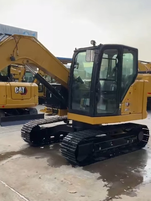 Original Cat 307.5 Used Construction Compact Equipment Excavator Hydraulic 7.5ton