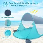 Pop Up Beach Tent, Portable Outdoor Beach Shade Tent, UPF 50+ Baby Beach Shelter